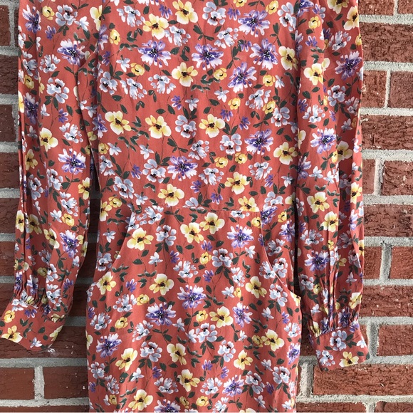 Anthropologie Yumi Kim Love Me Tender Floral Long Sleeve Midi Dress Size XS - Picture 5 of 14